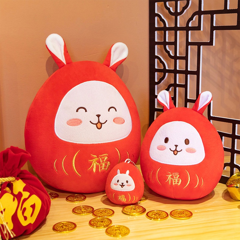 Vỏ Gối In Hình Linh Vật Thỏ May Mắn Cho Bé Gái