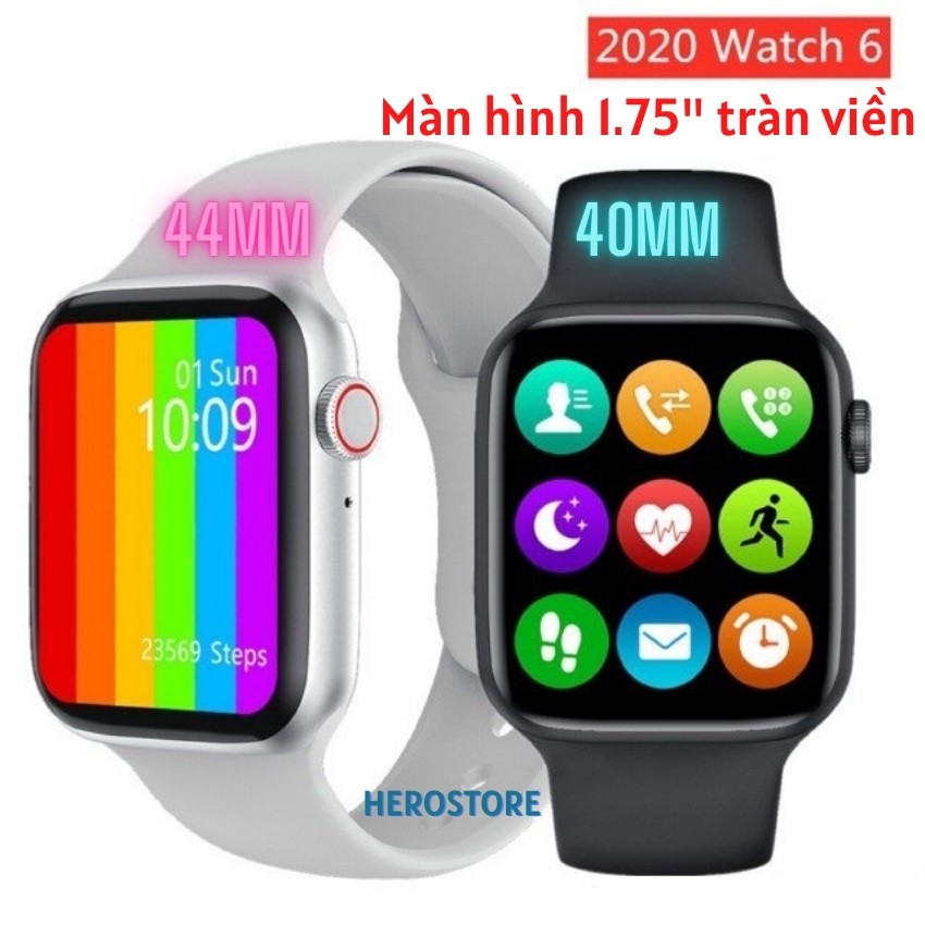 Đồng Hồ Thông Minh Watch 6 Series 6 W26 bluetooth 5.0 Theo dõi sức khỏe Kháng nước IP68