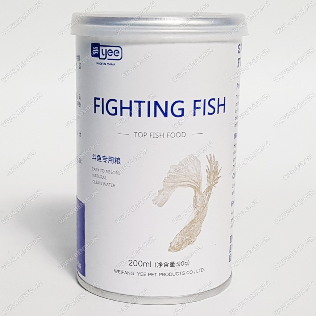 Thức Ăn Cá Betta - Hỗ Trợ Lên Màu Vây Đẹp (90g)