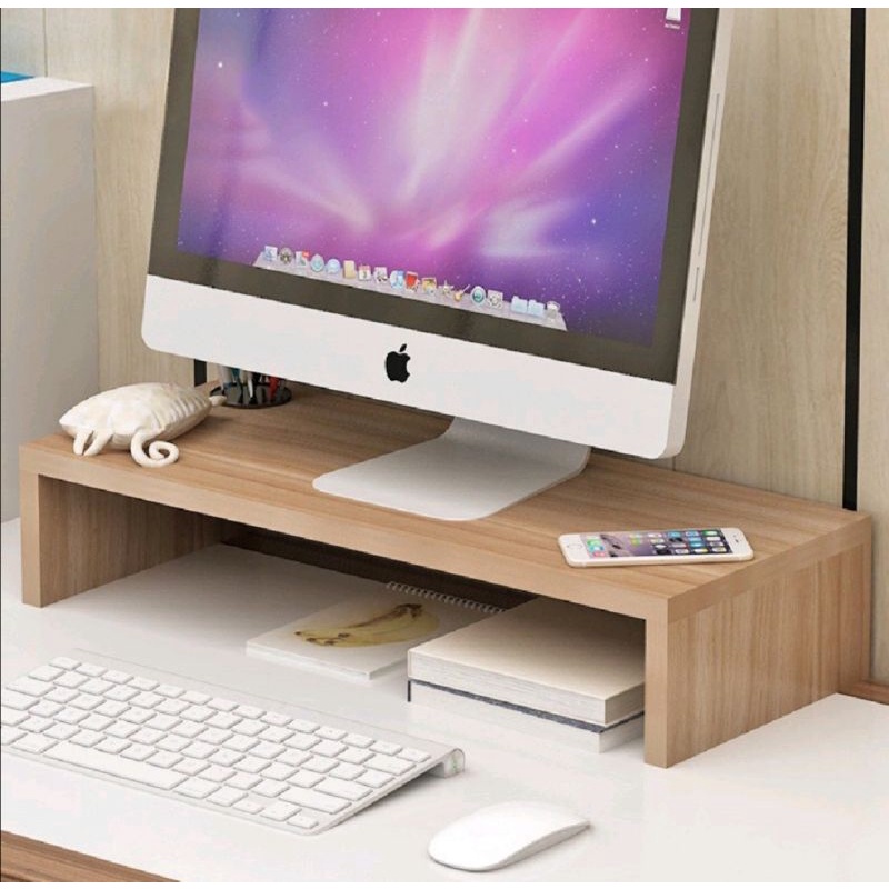 Kệ để máy tính, laptop. Kích thước: R48 x S20 x C6cm. Gỗ MDF cao cấp
