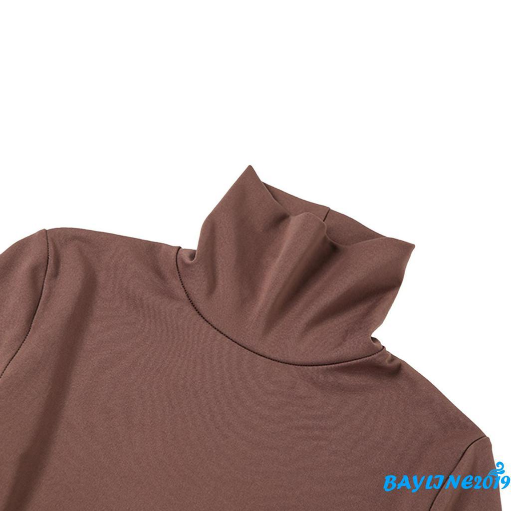 Áo croptop tay dài màu trơn thời trang trẻ trung năng động cho nữ