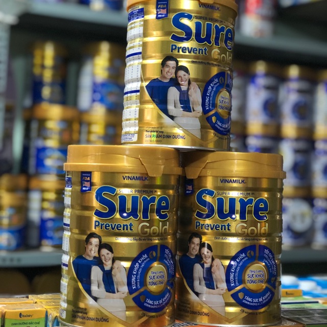 Sữa Sure Prevent Gold 900g date mới nhất 2023