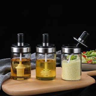Lọ/Hũ đựng gia vị bằng thủy tinh, kèm muống/thìa múc [HŨ GIA VỊ] | BigBuy360 - bigbuy360.vn