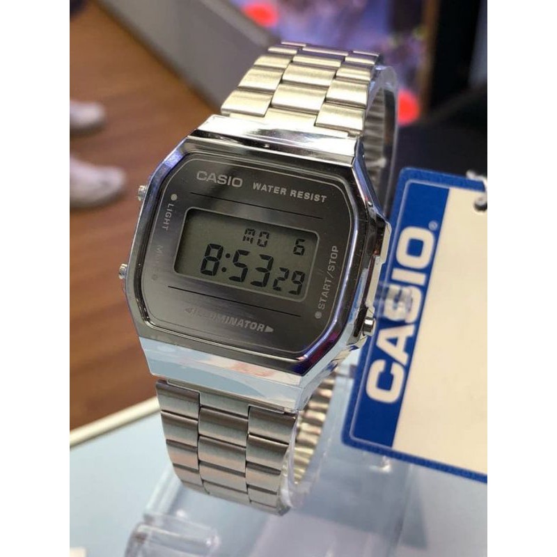 G☊₪[Box thiếc] Đồng hồ Nam CASIO A168 classic cực đẹp, tinh tế, phong cách thời trang-full box thiếc chính hãng