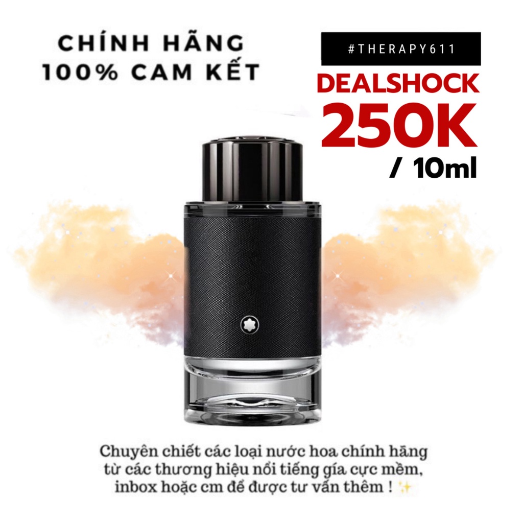 ..::✨Nước hoa chính hãng Mont Blanc Explorer Test 5ml/10ml/20ml EDP✨::..