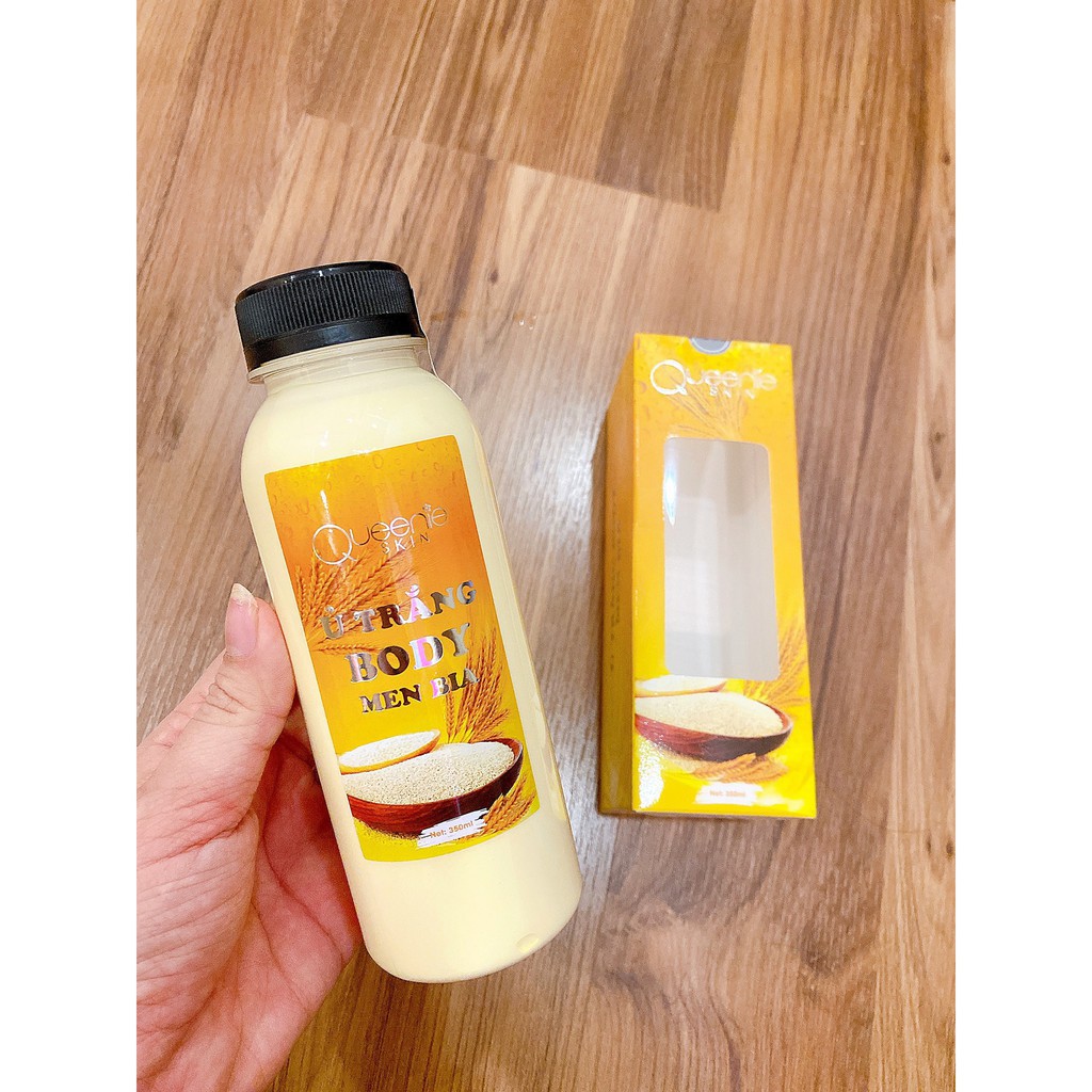 COMBO 2 Chai Ủ Trắng Body Men Bia QUEENIE SKIN - HÀNG CHÍNH HÃNG