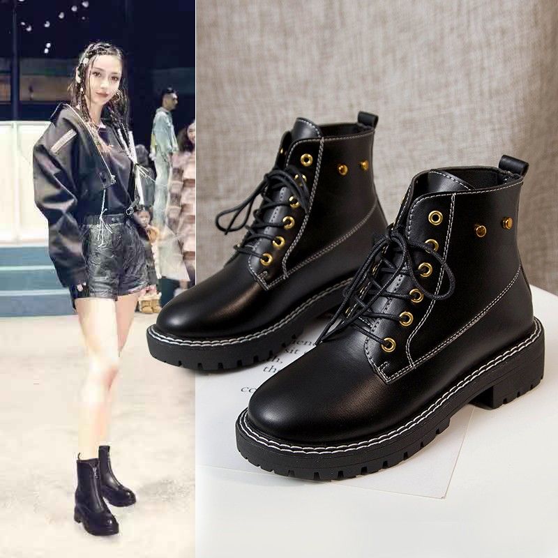 DR. MARTENS Giày Bốt Nữ Cổ Cao Thời Trang Anh Quốc