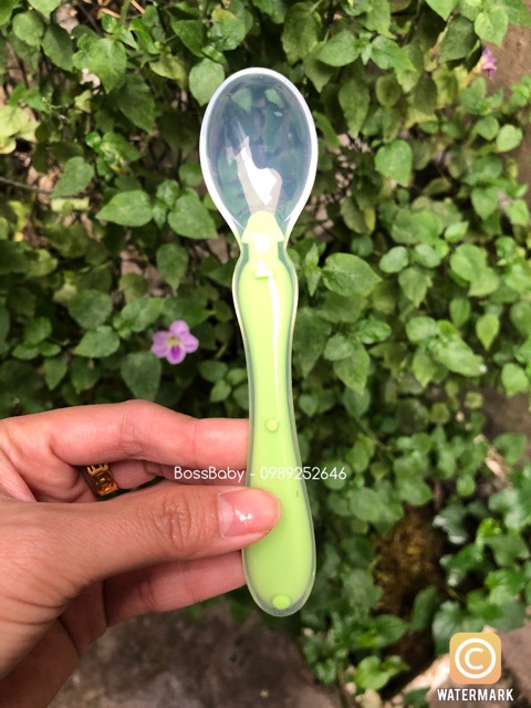 Thìa silicone ăn dặm BiBo cho bé từ 6m+