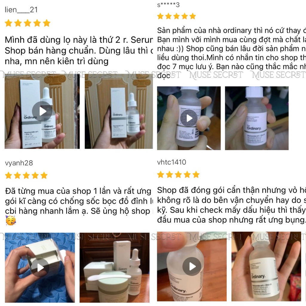 [Quà Tặng Khẩu Trang] Serum The Ordinary - Niacinamide 10% + Zinc 1% Giúp Giảm Mụn, Thu Nhỏ Lỗ Chân Lông [Bản Canada] | BigBuy360 - bigbuy360.vn