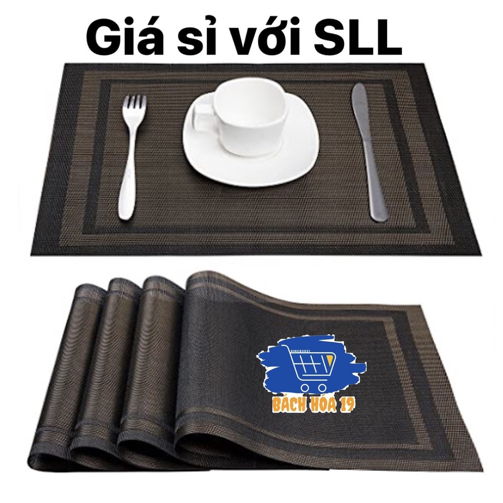 GIÁ SỈ LẺ VỚI SLLTấm lót bàn ăn cách nhiệt giá rẻ chống trơn trượt levika, hàng cao cấp-ẢNH THẬT