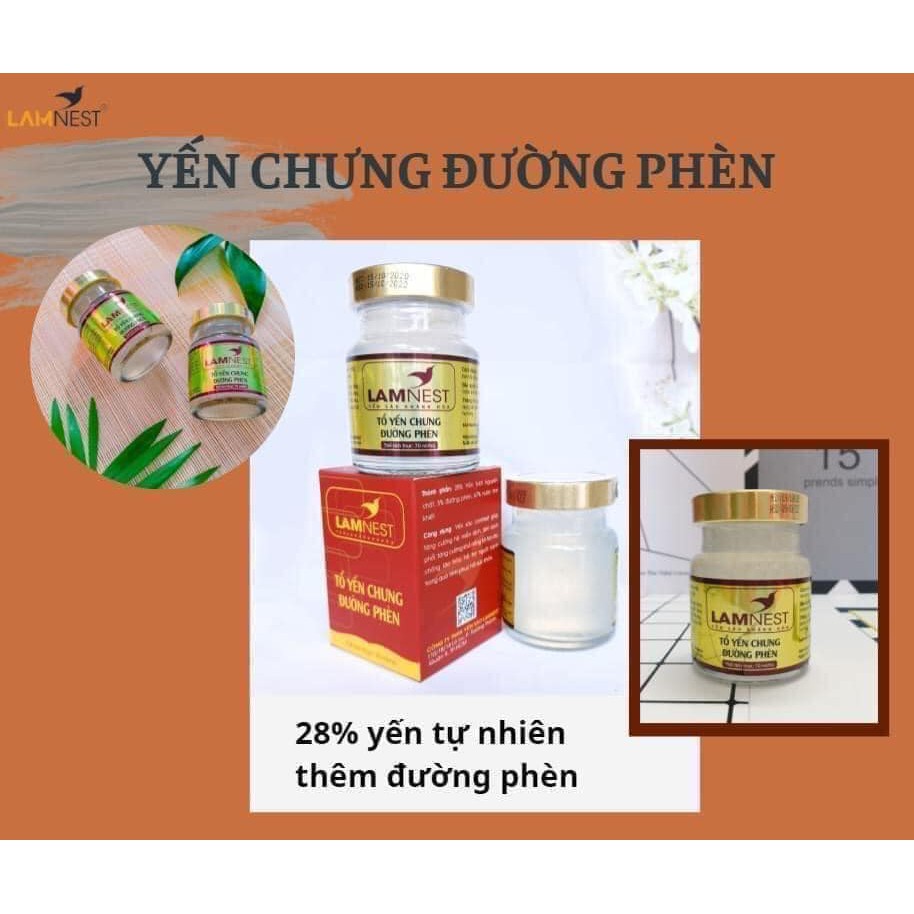 YẾN SÀO CHƯNG SẴN LAMNEST QUÀ BIẾU ( MUA 5 TẶNG 1 ) CHÍNH HÃNG