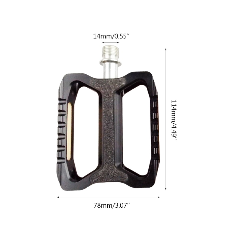 QQ Bàn Đạp Xe Đạp Bằng Hợp Kim Nhôm Phản Quang Chống Trượt Tiện Dụng