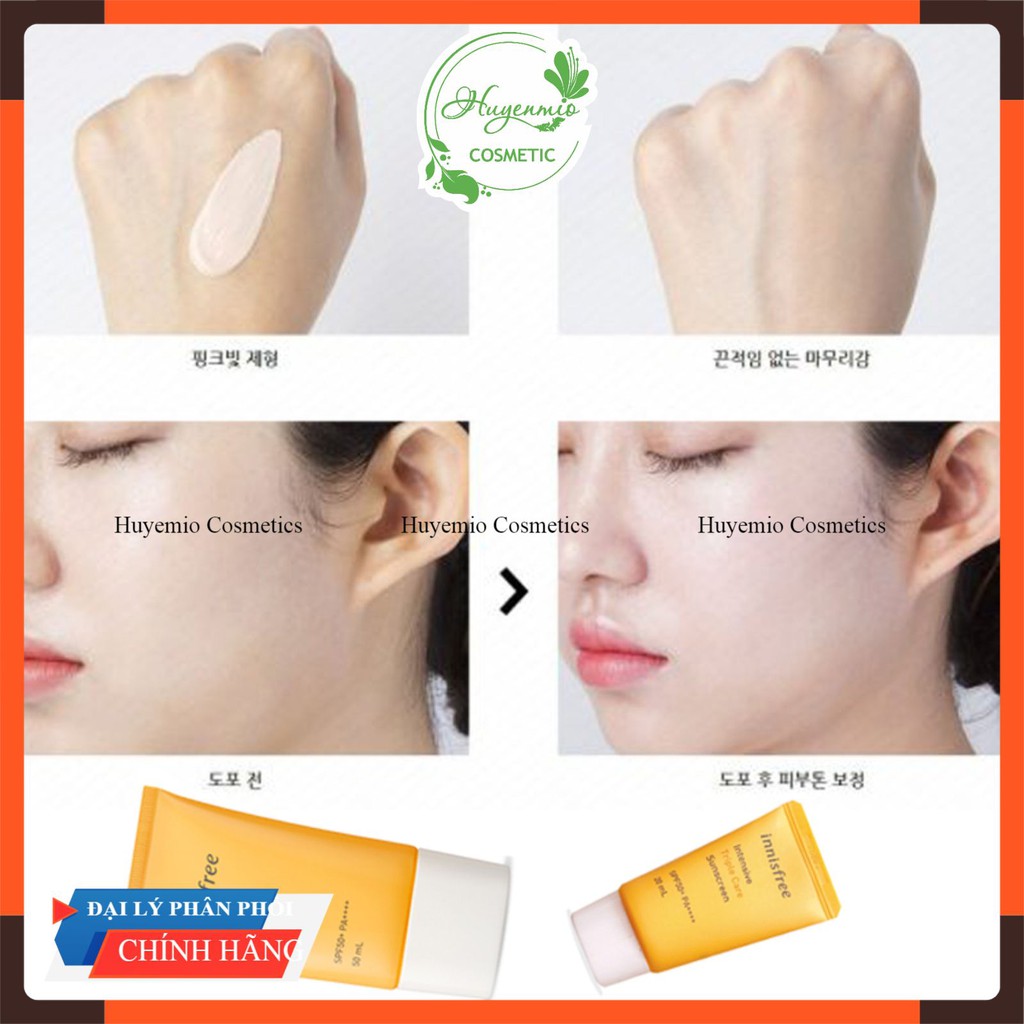 Kem chống nắng Innisfree triple care mini + Fullsize -Huynmio | BigBuy360 - bigbuy360.vn