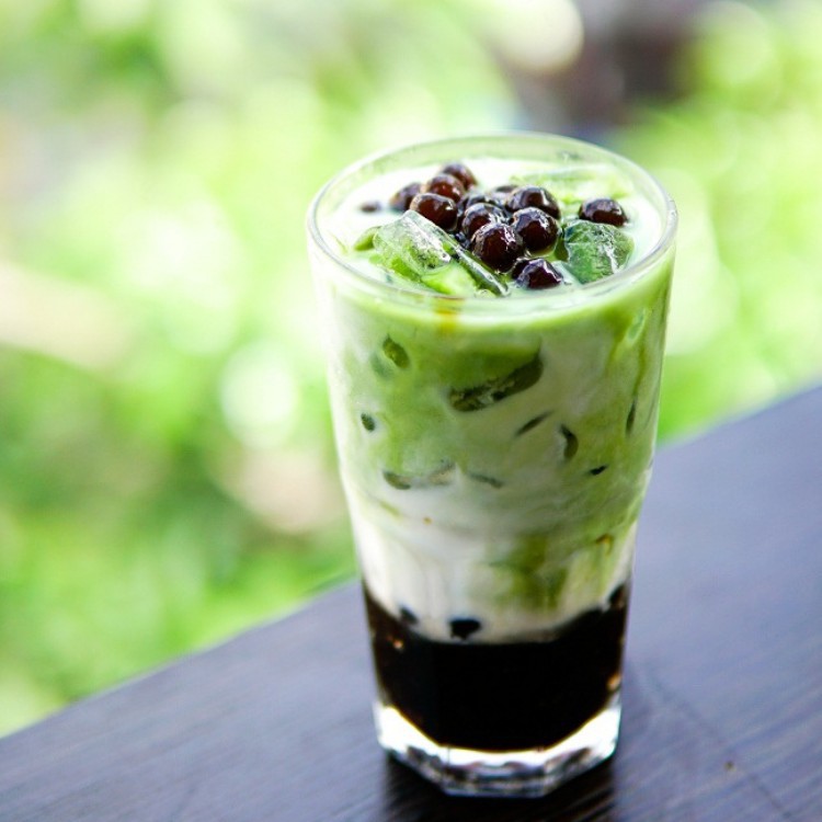 SÉT SỮA TƯƠI MATCHA TRÂN CHÂU ĐƯỜNG ĐEN