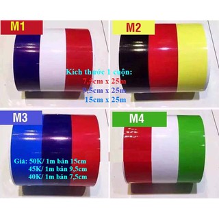 DECAL TRANG TRÍ SỌC CỜ 3 MÀU