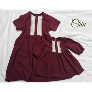 Set đầm linen mẹ và bé