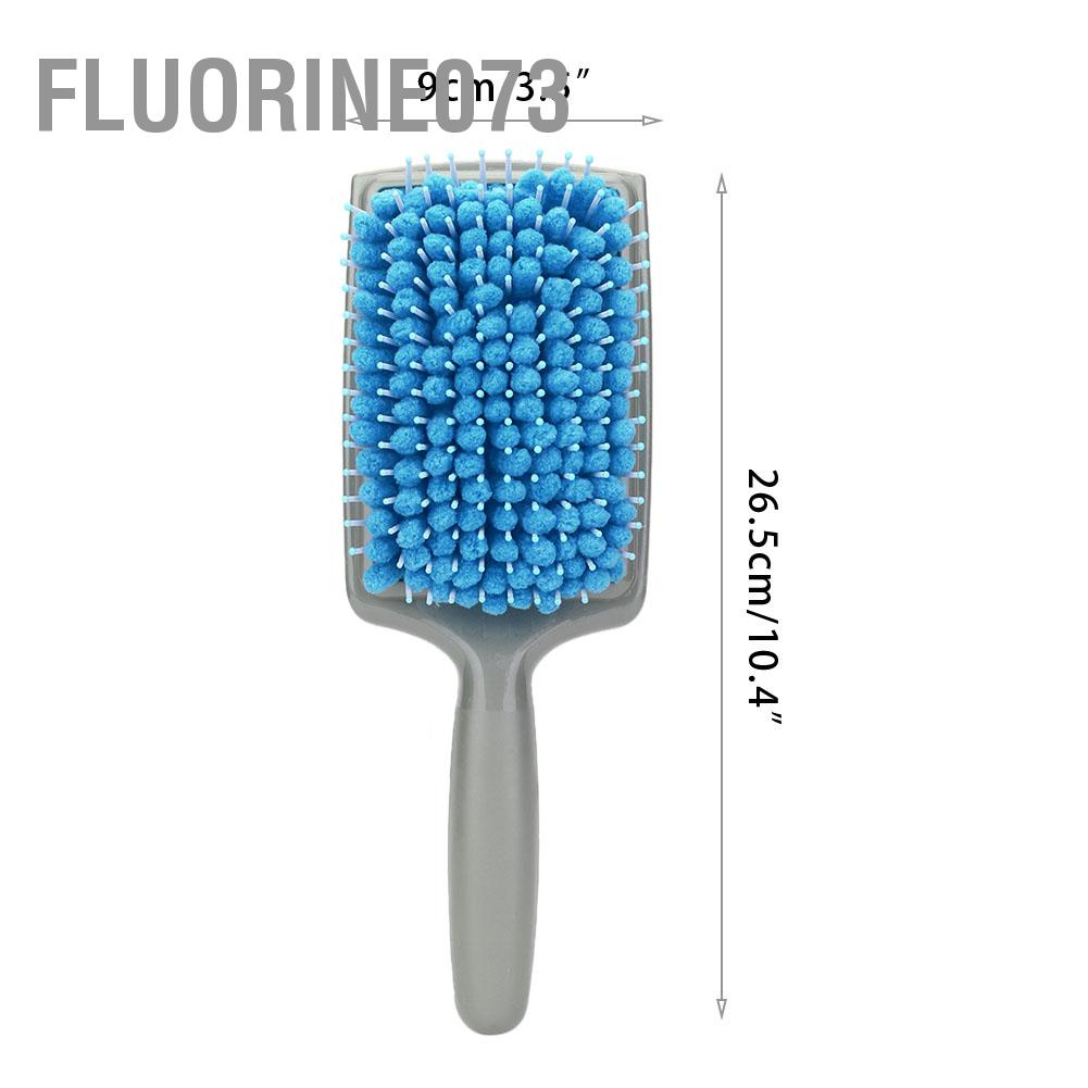 Fluorine073 Chống tĩnh điện Hấp thụ nước Đệm không khí Sấy khô Tóc Khăn chải nhanh Bàn massage
