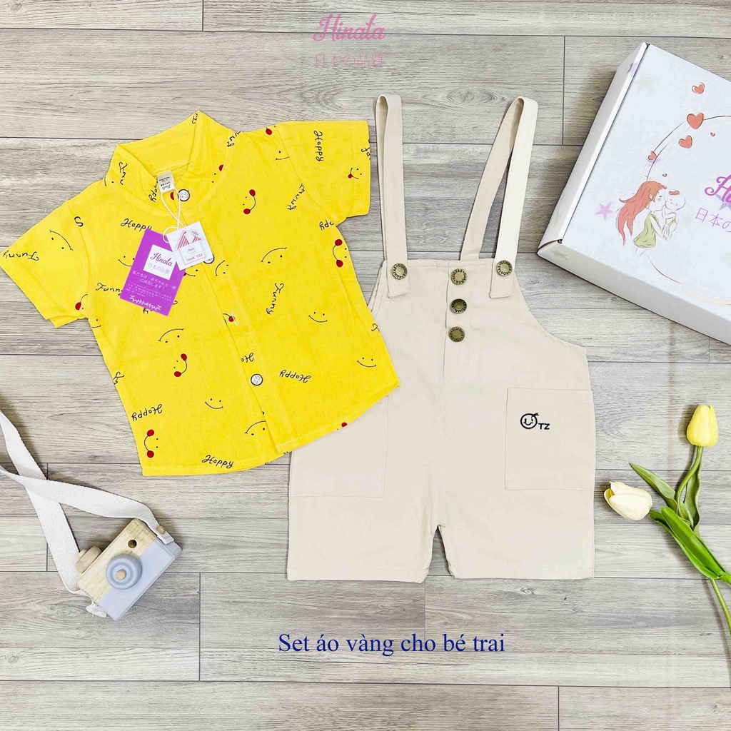Set đồ bé trai HINATA - Đạt tiêu chuẩn Oeko-Tex Standard 100 BF55
