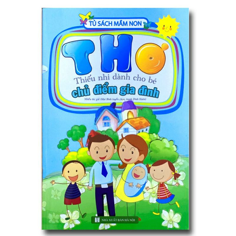 Sách - Thơ thiếu nhi dành cho bé trọn bộ nhiều chủ điểm phát triển ngôn ngữ (Bộ 6 cuốn)