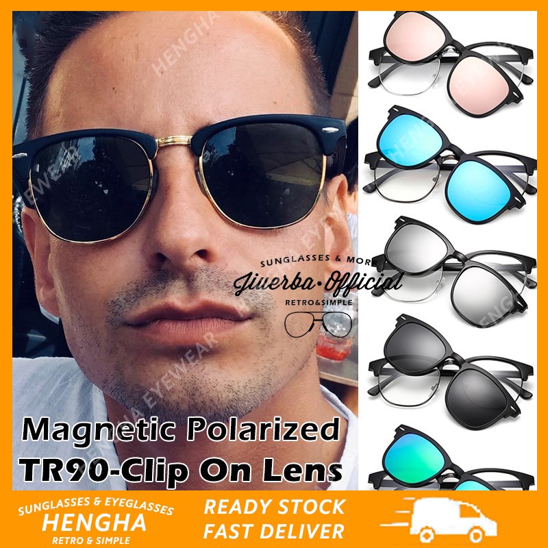 Mắt kính 2 tròng kèm nam châm cá tính thời trang