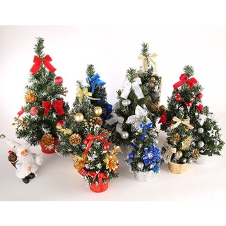 Cây thông noel mini 25cm để bàn làm việc, phòng khách, cây thông noel