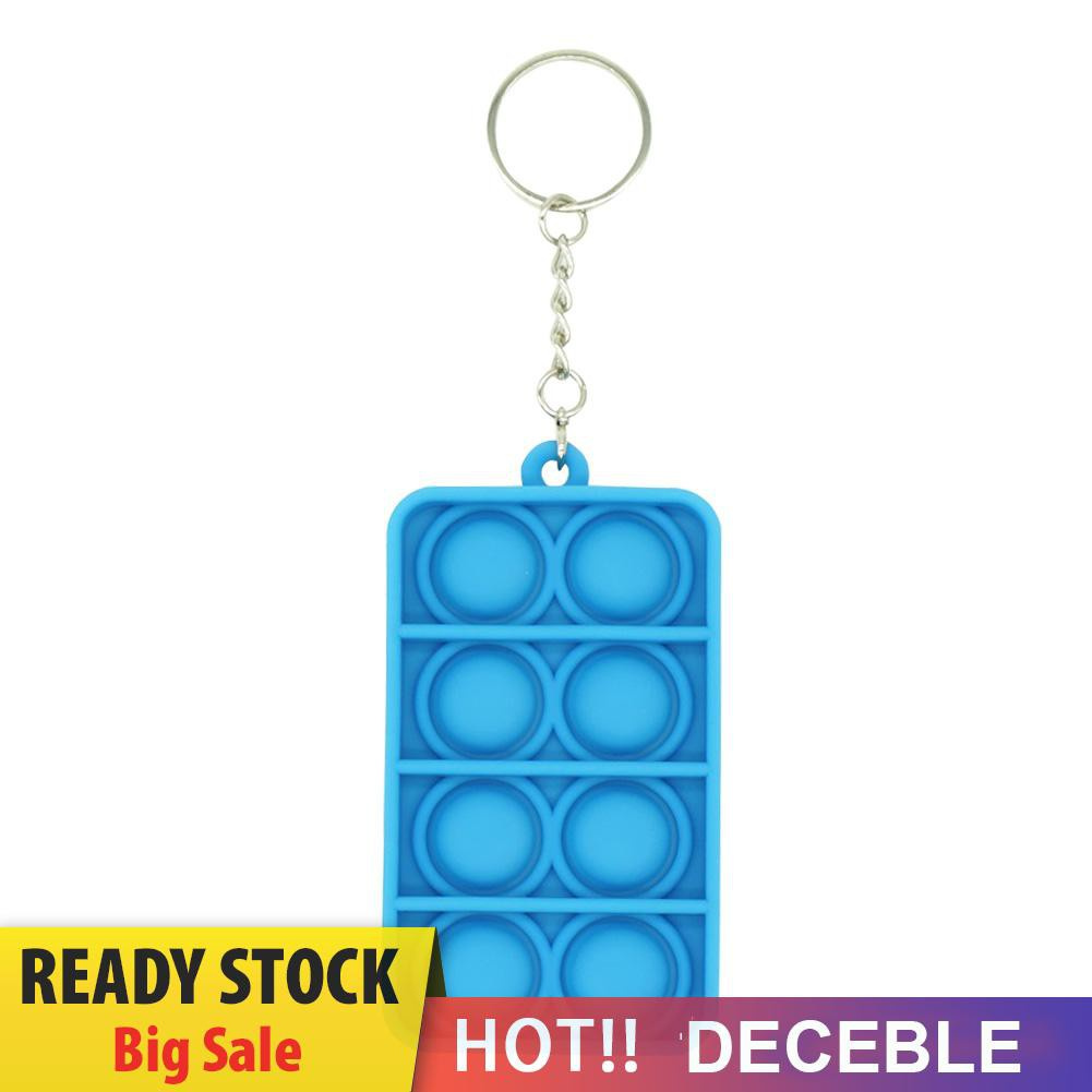 Pop It Fidget Đồ chơi Rectangle Push Bubbles Đồ chơis Autism Anti-Stress Sensory Đồ chơis Mini Pendant