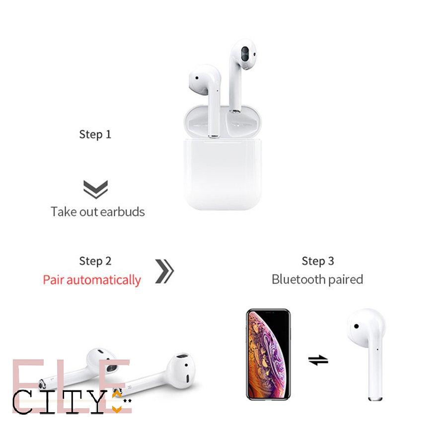 Ele】Tai Nghe Bluetooth Không Dây Inpods i12 TWS