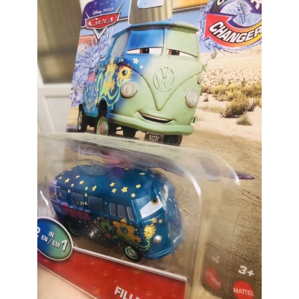 Xe Disney fullbox đổi màu hàng chính hãng mattel