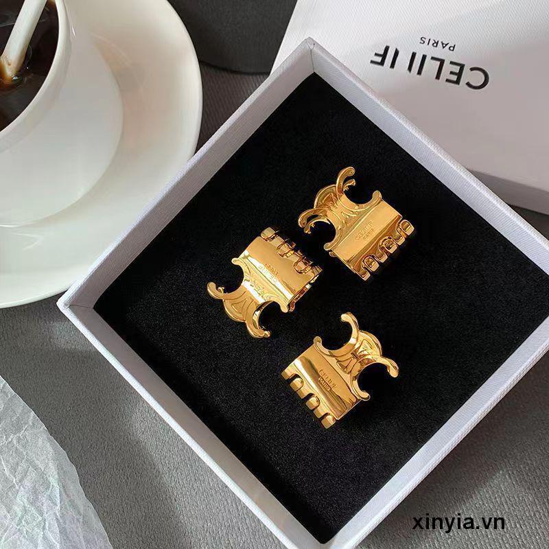 Kẹp Tóc Chữ C Đôi Hình Cá Mập Mini Phong Cách Mới Thời Trang Cao Cấp kẹp tóc càng cua