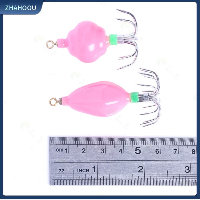 ☃Nhà☃ Mồi Câu Cá Nhân Tạo Hình Con Mực Phát Sáng Trọng Lượng Nhẹ 50.6g