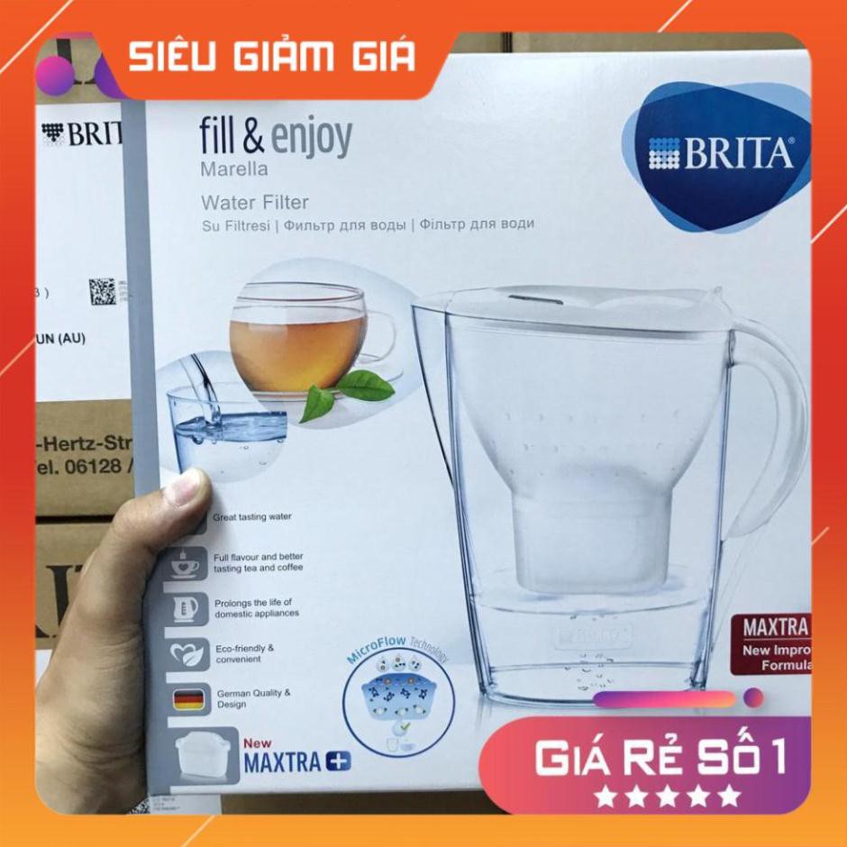 [New 2021] Bình lọc nước BRITA Marella - 2,4L ⚜️Hàng Authentic⚜️