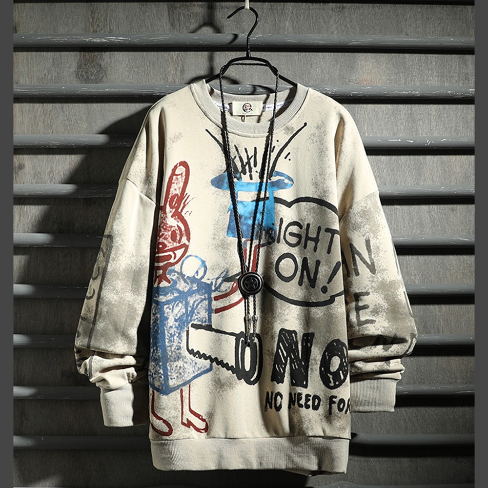 Áo Sweater Nỉ Nam Cổ Tròn Hình In Thỏ Magic Thu Đông Hàn Quốc ZENKODLMEN AO TOP NAM 90000151 | BigBuy360 - bigbuy360.vn