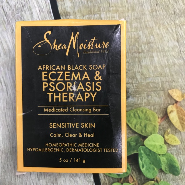 Xà Phòng Đen Shea Moisture African Black Soap Bar Soap Severely Dry Skin