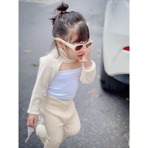 Áo dây cho bé 2 màu đen, trắng, Samyy_vn