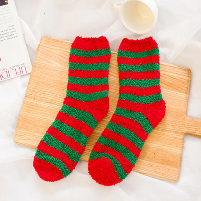 YOUYO Vớ thuyền giữ ấm họa tiết cây thông/ông già noel/ bông tuyết/ tuần lộc dễ thương cho nữ