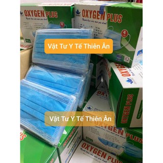 Khẩu Trang Sen Việt OxyGen Plus 4 Lớp - Hộp 50 Cái