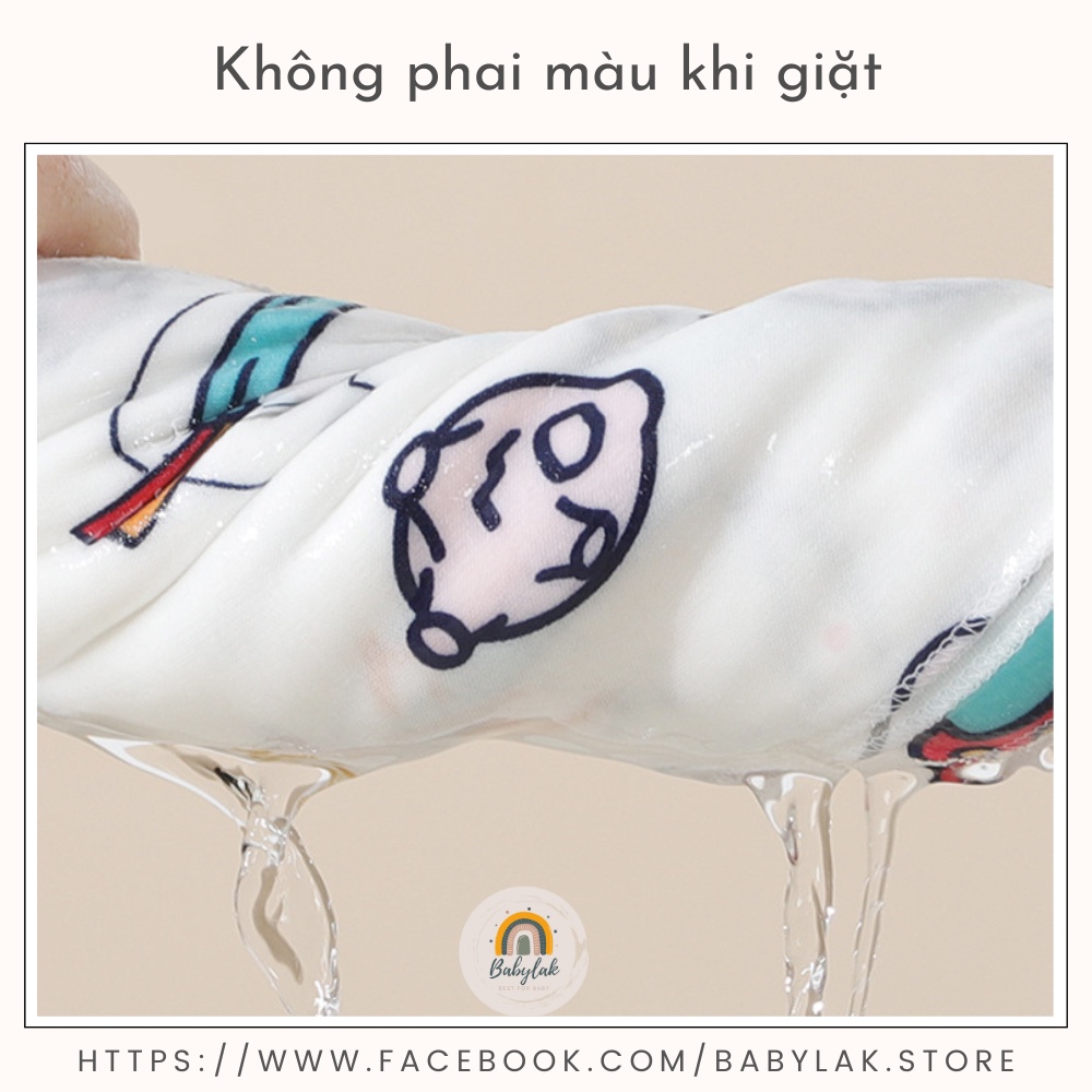 Khăn Cotton đa năng cho bé - Khổ 85x85 - Hàng cao cấp siêu mềm