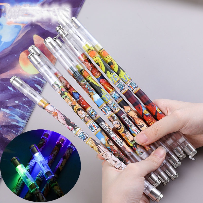 Bút Quay Đồ Chơi 0.5mm Có Đèn LED Phát Sáng Giúp Giảm Căng Thẳng Thời Trang Cho Học Sinh