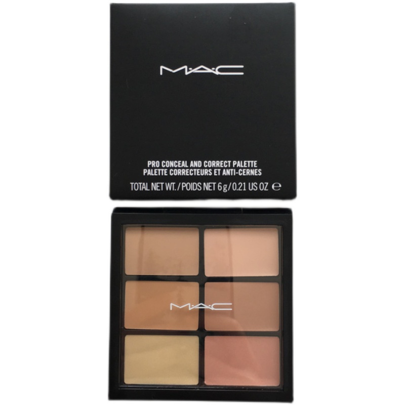 Bảng Kem Che Khuyết Điểm Mac Six Màu Sáng/Quầng Thâm Và Che Khuyết Điểm Mặt