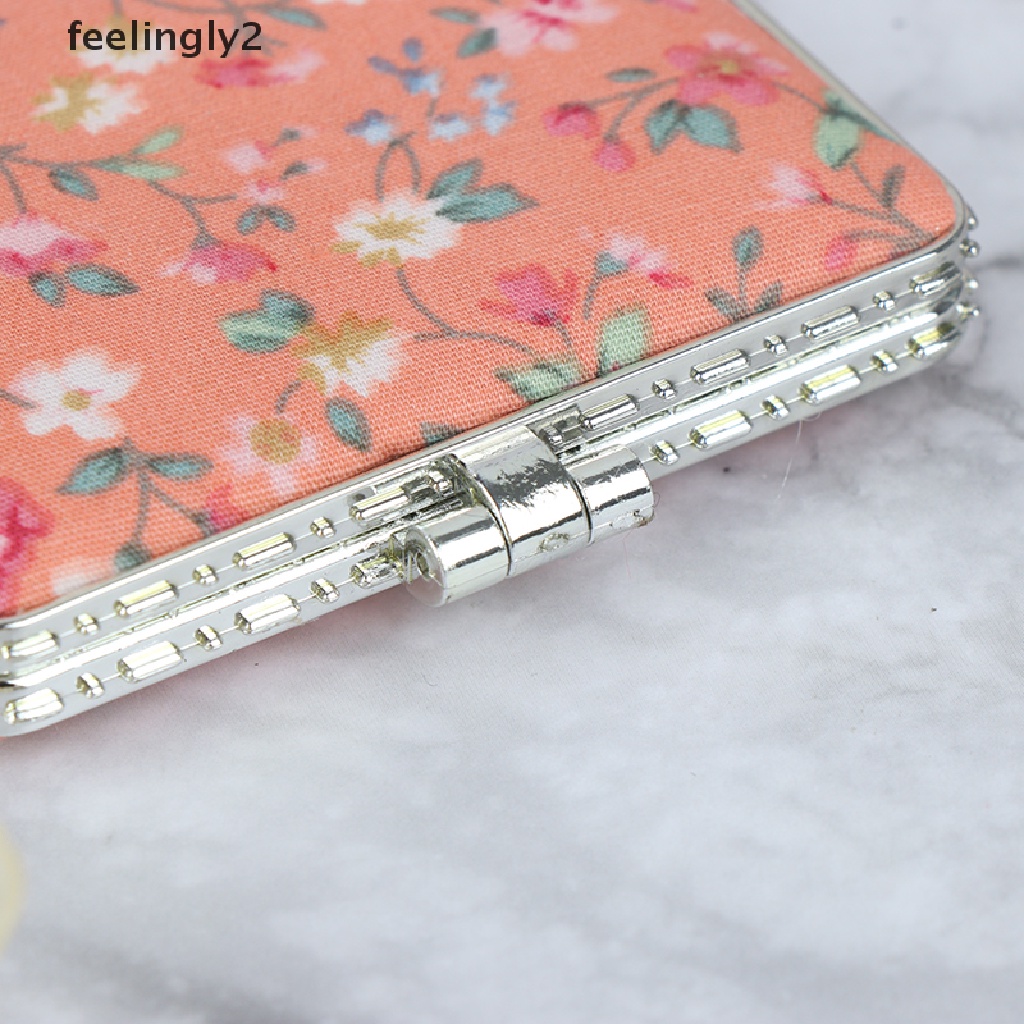 Gương Trang Điểm Hai Mặt Mini Dạng Gập Phong Cách Vintage