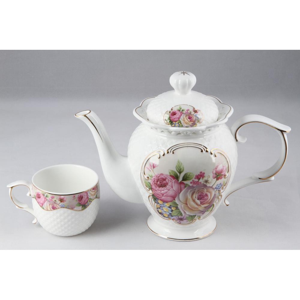 Bộ tách trà khay sứ Ceramic 8 chi tiết 8150
