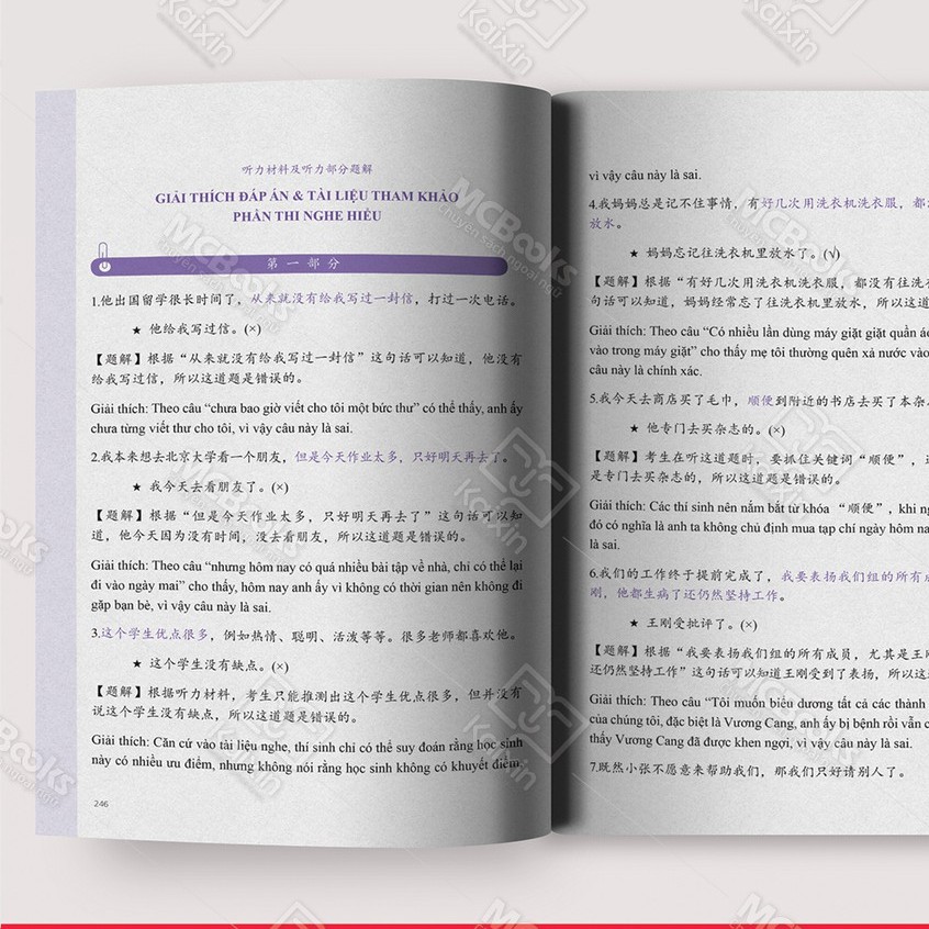 Cuốn sách Bộ Đề Luyện Thi Năng Lực Hán Ngữ HSK 4 - Tuyển Tập Đề Thi Mẫu Và Giải Thích Đáp Án Tặng Post Card Danh Ngôn