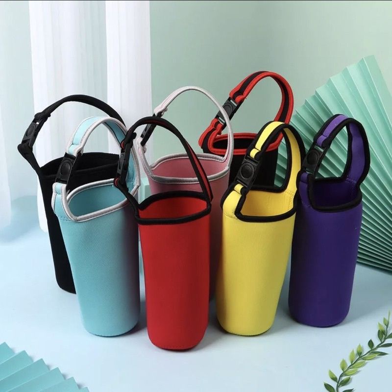 (Chọn màu)Túi đựng ly giữ nhiệt 900ml vải thun co giãn