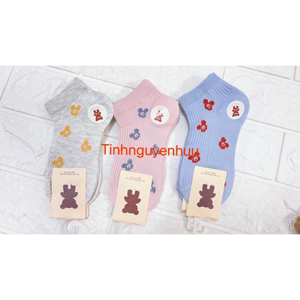 Sét 10 Đôi Tất Mickey Cho Bé Từ 1-12 Tuổi Kèm Video Ảnh Thật