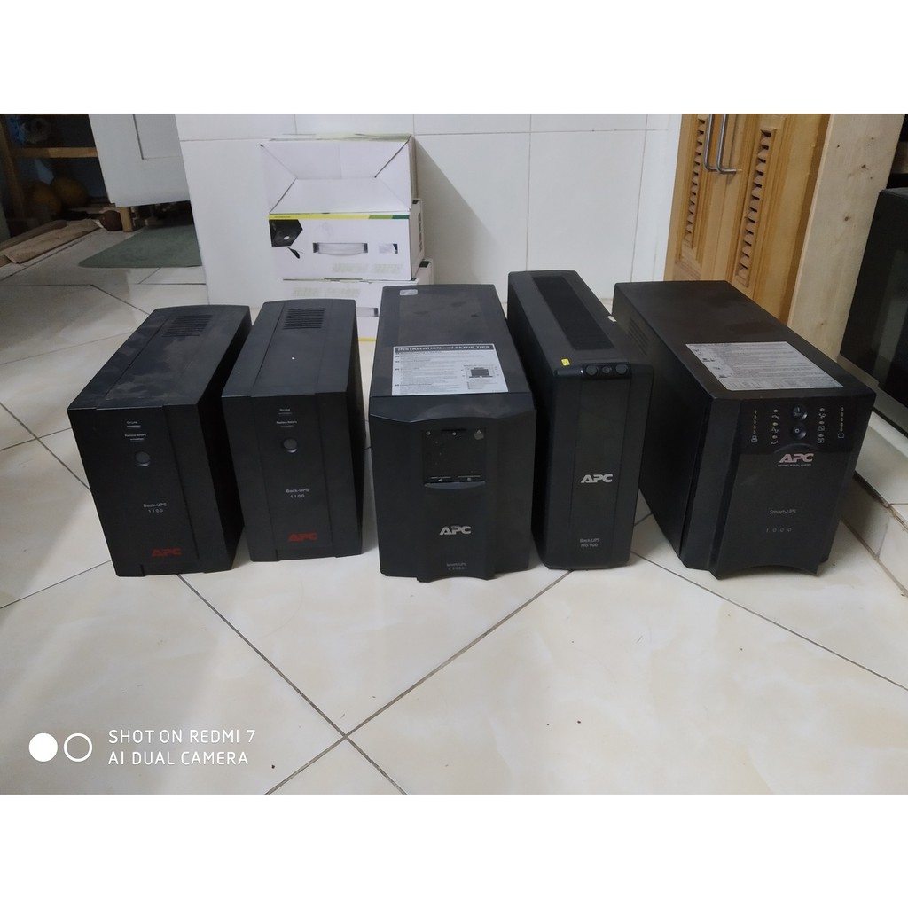 (Bao gồm ắc quy mới 100%) Bộ lưu điện UPS hãng APC Bộ lưu điện ups apc SUA1000i / BX1100LI-MS / SMC2