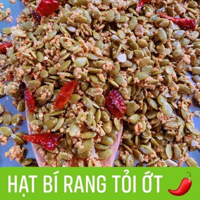 500g HẠT BÍ RANG TỎI ỚT