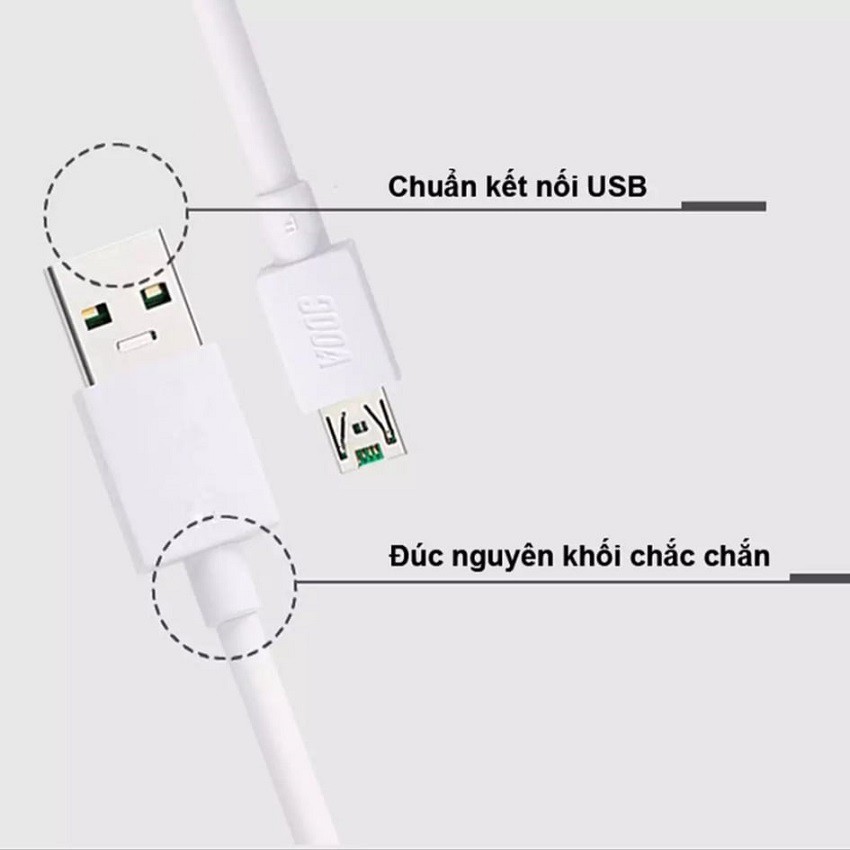 Dây Sạc Oppo Cổng Micro USB Sạc Và Truyền Dữ Liệu Nhanh Cho VOOC OPPO R7S R9 R9S R11 R11S Plus R9sm R9sk Find