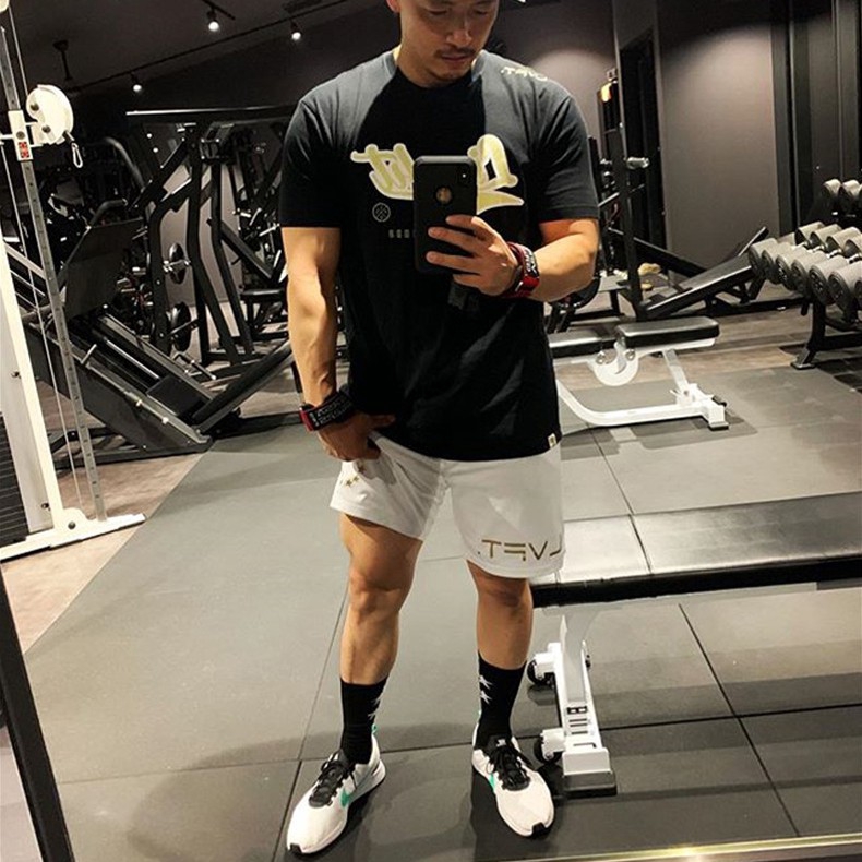 Quần Short Boxer Lưng Vừa Thoáng Khí Plus Size Cho Nam Tập Thể Thao
