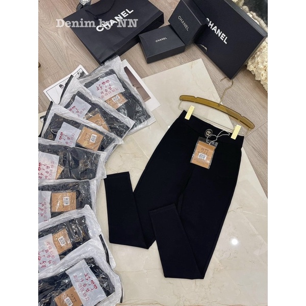 Quần legging Hàn túi zip