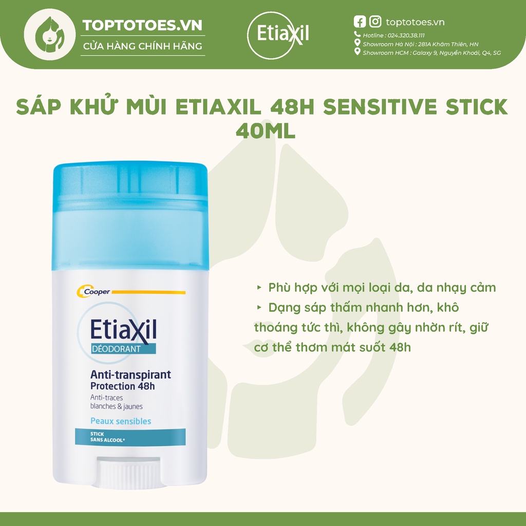 Lăn khử mùi hằng ngày Etiaxil Deodorant Roll-On 50ml [Nhập Khẩu Chính Hãng 100%]